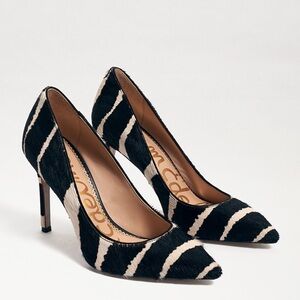 🆕 Sam Edelman Hazel Pointed Toe Pump Zebra Brahma